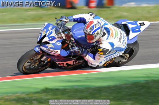 2008-05-11 Monza 1020 Supersport - David Salom - Yamaha YZF-R6
